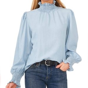 ❣️NEW❣️ Camuto Medium Light Blue Blouse